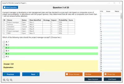 CompTIA PK0-004 CompTIA Project + Practice test exam simulator test engine exam Prep practice test questions answers Image 3
