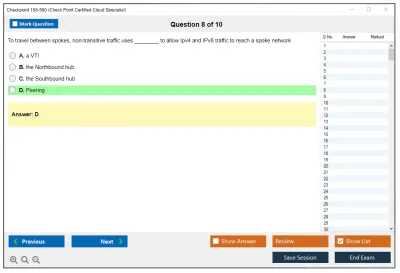 Checkpoint 156-560 Check Point Certified Cloud Specialist (CCCS) Practice test exam simulator test engine exam Prep practice test questions answers Image 8