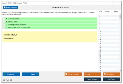 Huawei H19-370 HCS-Pre-sales IP-ES Practice test exam simulator test engine exam Prep practice test questions answers Image 3