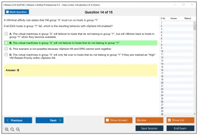 VMware 2V0-622PSE VMware Certified Professional 6.5 – Data Center Virtualization (6.5) Exam Practice test exam simulator test engine exam Prep practice test questions answers Image 14