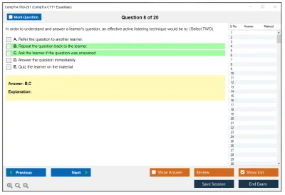 CompTIA TK0-201 CTT+ Exam (Certified Technical) Practice test exam simulator test engine exam Prep practice test questions answers Image 8