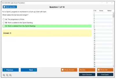 Exin EX0-008 Agile Scrum Foundation Practice test exam simulator test engine exam Prep practice test questions answers Image 1