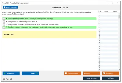 Avaya 7303 Avaya CallPilot Implementation Practice test exam simulator test engine exam Prep practice test questions answers Image 1