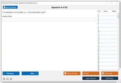 Test Prep PTCE Pharmacy Technician Certification Exam Practice test exam simulator test engine exam Prep practice test questions answers Image 9