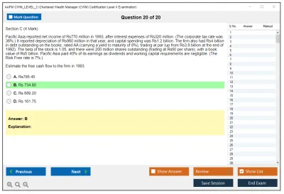 AAFM CWM_LEVEL_2 Chartered Wealth Manager (CWM) Certification Level II Examination Practice test exam simulator test engine exam Prep practice test questions answers Image 20