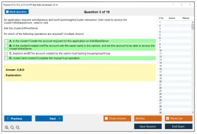 Huawei H13-723_V2.0 HCIP-Big Data Developer V2.0 Practice test exam simulator test engine exam Prep practice test questions answers Image 3