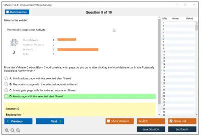 VMware 1V0-81.20 Associate VMware Security Practice test exam simulator test engine exam Prep practice test questions answers Image 9