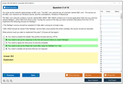Juniper JN0-250 Mist AI. Associate (JNCIA-MistAI) Practice test exam simulator test engine exam Prep practice test questions answers Image 5