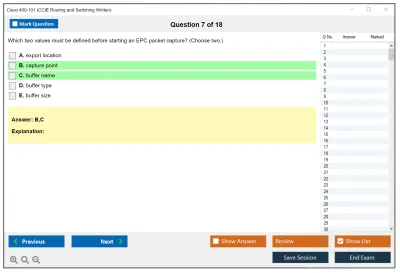 Cisco 400-101 CCIE Routing and Switching Written Practice test exam simulator test engine exam Prep practice test questions answers Image 7