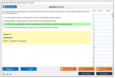 Nokia SDM_2002001030 SDM Certification - PS NSOP Practice test exam simulator test engine exam Prep practice test questions answers Image 2
