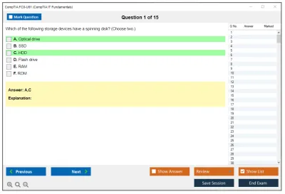 CompTIA FC0-U61 CompTIA IT Fundamentals+ Certification Exam Practice test exam simulator test engine exam Prep practice test questions answers Image 1