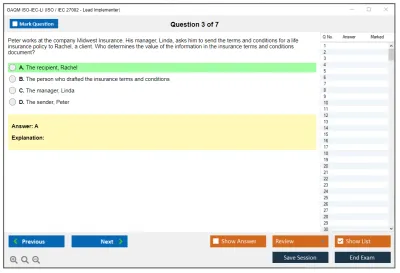 GAQM ISO-IEC-LI ISO / IEC 27002 - Lead Implementer Practice test exam simulator test engine exam Prep practice test questions answers Image 3