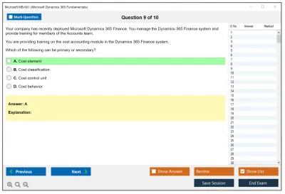 Microsoft MB-901 Microsoft Dynamics 365 Fundamentals Practice test exam simulator test engine exam Prep practice test questions answers Image 9