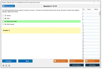 Guidance Software GD0-110 Certification Exam for EnCE Outside North America Practice test exam simulator test engine exam Prep practice test questions answers Image 7