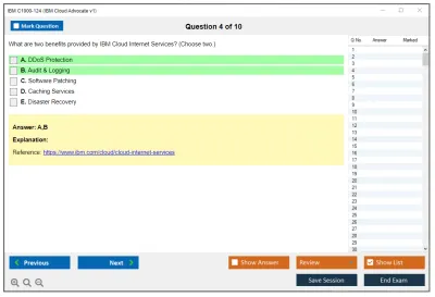 IBM C1000-124 IBM Cloud Advocate v1 Practice test exam simulator test engine exam Prep practice test questions answers Image 4