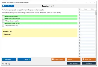 Appian ACD100 Appian Certified Associate Developer Practice test exam simulator test engine exam Prep practice test questions answers Image 4