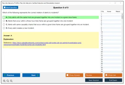 Palo Alto Networks PCDRA Palo Alto Networks Certified Detection and Remediation Analyst Practice test exam simulator test engine exam Prep practice test questions answers Image 9