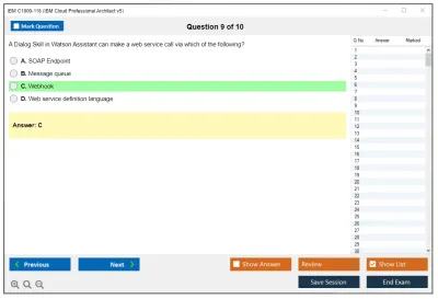 IBM C1000-118 IBM Cloud Professional Architect v5 Practice test exam simulator test engine exam Prep practice test questions answers Image 9