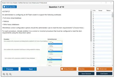 Nutanix NCS-Core Nutanix Certified Services Core Infrastructure Professional Practice test exam simulator test engine exam Prep practice test questions answers Image 1