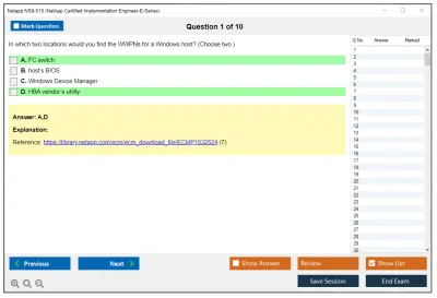 Netapp NS0-515 NetApp Certified Implementation Engineer-E-Series Practice test exam simulator test engine exam Prep practice test questions answers Image 1