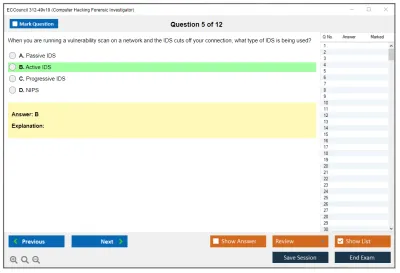 ECCouncil 312-49v10 Computer Hacking Forensic Investigator (CHFI-v10) Practice test exam simulator test engine exam Prep practice test questions answers Image 5