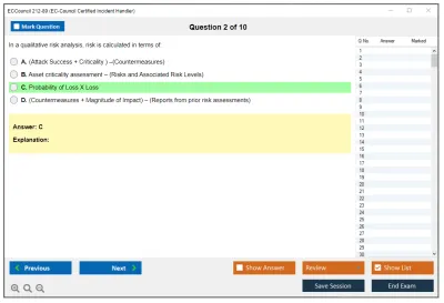 ECCouncil 212-89 EC Council Certified Incident Handler (ECIH v3) Practice test exam simulator test engine exam Prep practice test questions answers Image 2