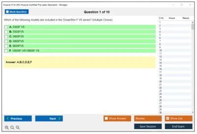Huawei H19-308 Huawei Certified Pre-sales Associate-Storage-ENU Practice test exam simulator test engine exam Prep practice test questions answers Image 1