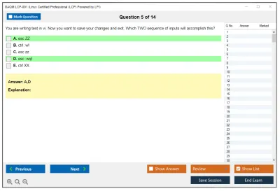GAQM LCP-001 Linux Certified Professional (LCP) Powered by LPI Practice test exam simulator test engine exam Prep practice test questions answers Image 5