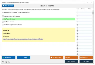 Microsoft SC-200 Microsoft Security Operations Analyst Practice test exam simulator test engine exam Prep practice test questions answers Image 12