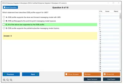 WSO2 Enterprise-Integrator-6-Developer WSO2 Certified Enterprise Integrator 6 Developer (6.5 version) Practice test exam simulator test engine exam Prep practice test questions answers Image 9