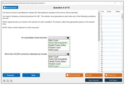 Microsoft AZ-305 Designing Microsoft Azure Infrastructure Solutions Practice test exam simulator test engine exam Prep practice test questions answers Image 4