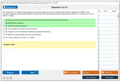 iSQI CTFL_UK_Syll2018 ISTQB Certified Tester Foundation Level (Syllabus 2018 - UK only) Practice test exam simulator test engine exam Prep practice test questions answers Image 5