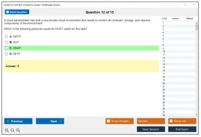 CompTIA CV0-003 CompTIA Cloud+ Certification Exam Practice test exam simulator test engine exam Prep practice test questions answers Image 12