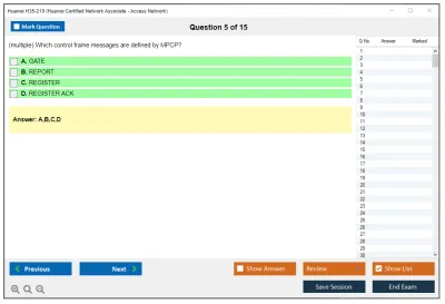 Huawei H35-210 Huawei Certified Network Associate - Access Network Practice test exam simulator test engine exam Prep practice test questions answers Image 5