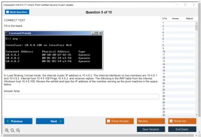 Checkpoint 156-915.77 Check Point Certified Security Expert Update Practice test exam simulator test engine exam Prep practice test questions answers Image 5