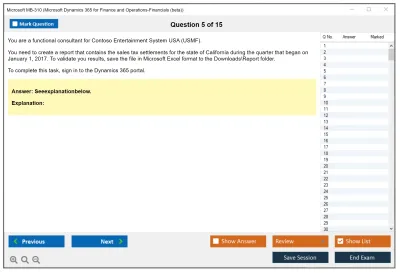 Microsoft MB-310 Microsoft Dynamics 365 Finance Practice test exam simulator test engine exam Prep practice test questions answers Image 5