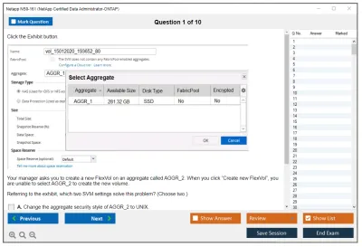 Netapp NS0-161 NetApp Certified Data Administrator-ONTAP Practice test exam simulator test engine exam Prep practice test questions answers Image 1