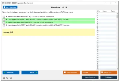 IBM C2090-543 DB2 9.7 Application Development Practice test exam simulator test engine exam Prep practice test questions answers Image 1