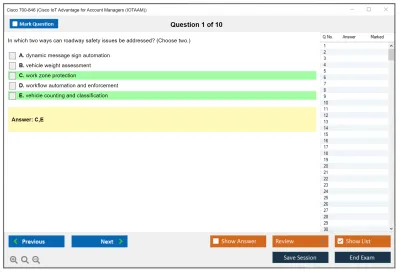 Cisco 700-846 Cisco IoT Advantage for Account Managers (IOTAAM) Practice test exam simulator test engine exam Prep practice test questions answers Image 1
