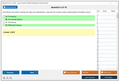 Huawei H13-531 HCIE - Cloud (Huawei Certified Internetwork Expert-Cloud) Practice test exam simulator test engine exam Prep practice test questions answers Image 4