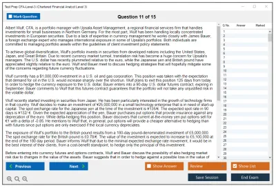 Test Prep CFA-Level-3 Chartered Financial Analyst Level 3 Practice test exam simulator test engine exam Prep practice test questions answers Image 11