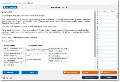 Microsoft AZ-301 Microsoft Azure Architect Design Practice test exam simulator test engine exam Prep practice test questions answers Image 1