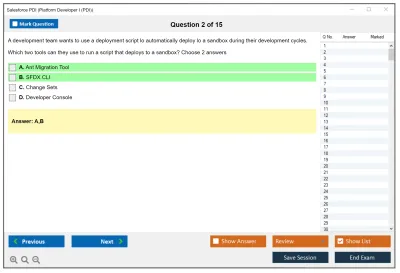 Salesforce PDI Salesforce Certified Platform Developer I Practice test exam simulator test engine exam Prep practice test questions answers Image 2