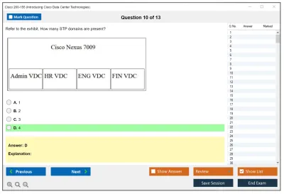 Cisco 200-155 Introducing Cisco Data Center Technologies Practice test exam simulator test engine exam Prep practice test questions answers Image 10