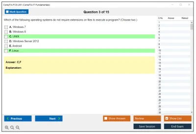 CompTIA FC0-U61 CompTIA IT Fundamentals+ Certification Exam Practice test exam simulator test engine exam Prep practice test questions answers Image 3