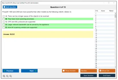 Blue Coat BCCPA Blue Coat Certified Proxy Administrator Practice test exam simulator test engine exam Prep practice test questions answers Image 4