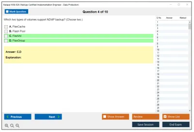 Netapp NS0-526 NetApp Certified Implementation Engineer - Data Protection Practice test exam simulator test engine exam Prep practice test questions answers Image 4