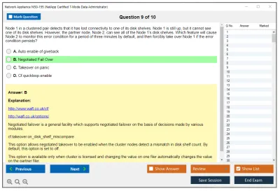 Network Appliance NS0-155 Data ONTAP 7-Mode Administrator Practice test exam simulator test engine exam Prep practice test questions answers Image 9
