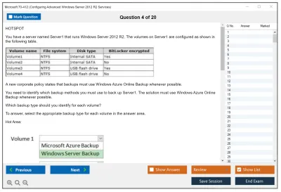 Microsoft 70-412 Configuring Advanced Windows Server 2012 R2 Services Practice test exam simulator test engine exam Prep practice test questions answers Image 4