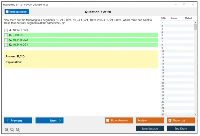 Huawei H12-811_V1.0 HCIA-Datacom V1.0 Exam Practice test exam simulator test engine exam Prep practice test questions answers Image 7